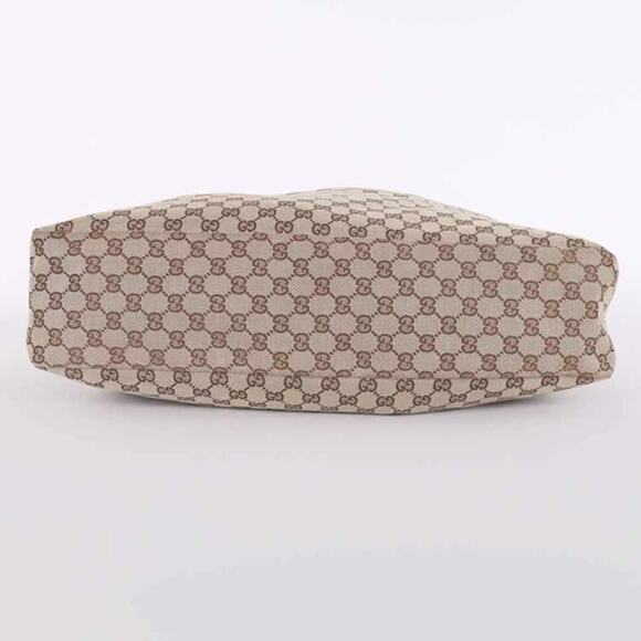 GUCCI Horsebit Y2K Hobo Large Bag Monogram GG Tan Beige Brown Canvas - Picture 5 of 10